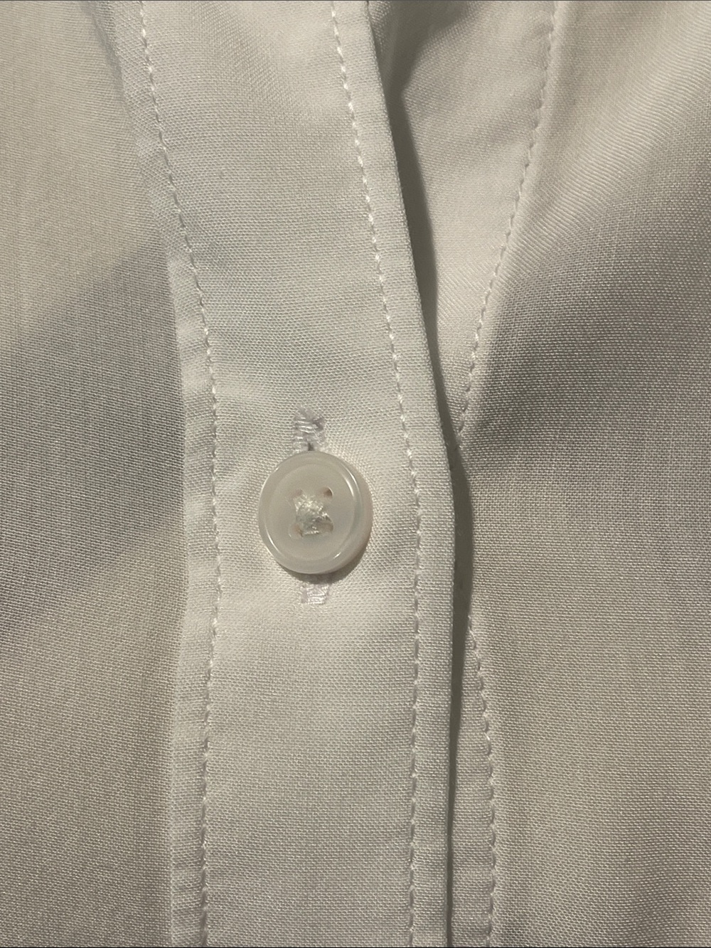 Levi's Preppy White Button Down Utility Shirt with Pocket Size L - Picture 4 of 8